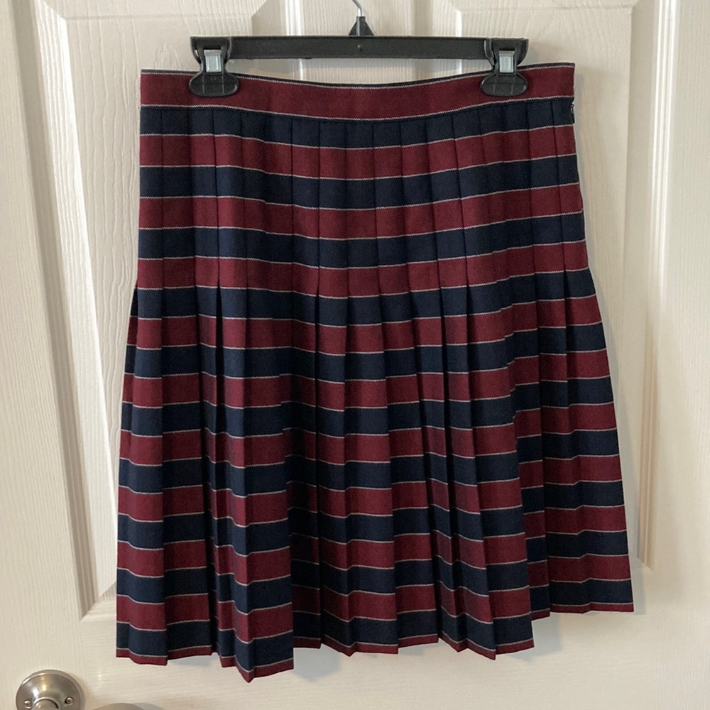 Brooks Brother Red Fleece Skirt
